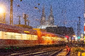 Train Drivers Go On Strike In Cologne