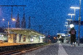 Train Drivers Go On Strike In Cologne