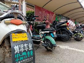 Electric Bicycles Safe Parking Promotion of