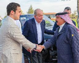 King of Bahrain Meets King Emeritus Juan Carlos I - Manama