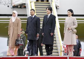 Brunei royal couple arrives in Tokyo
