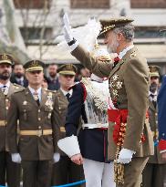 King Felipe Marks A Regiment’s Anniversary - Valladolid