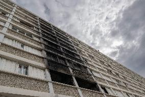 Building Fire Caused By Squatters - Marseille