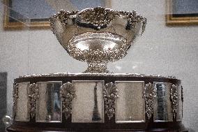 Tennis Davis Cup Trophy Tour Arrives In L’Aquila, Italy