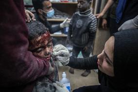 Aftermath of Israeli Airstrike In Gaza, Palestin