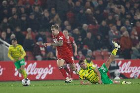 Middlesbrough v Norwich City - Sky Bet Championship