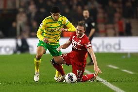 Middlesbrough v Norwich City - Sky Bet Championship