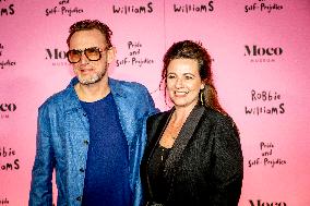 Prince Bernhard Jr. And Princess Annette At Robbie Williams Exhibition - Amsterdam