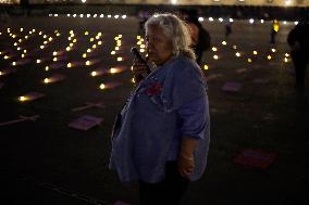 Vigil For International Women's Day In Mexico City