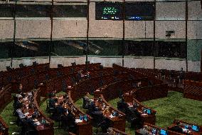 Hong Kong Legislative Council National Security Bill First Reading And Second Reading