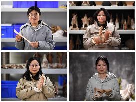 CHINA-SHAANXI-FEMALE ARCHAEOLOGISTS(CN)
