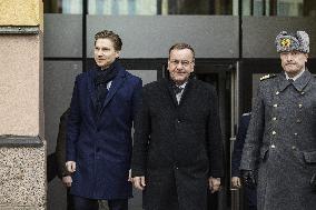 German Defense Minister Boris Pistorius visits Finland