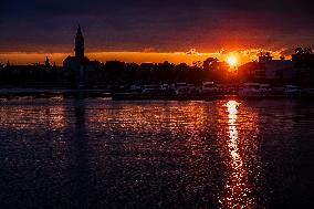 CROATIA-TROGIR-SUNSET