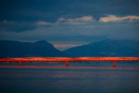 CROATIA-TROGIR-SUNSET