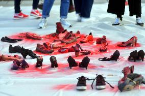 Rally Against Violence Against Women - Paris