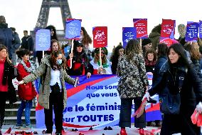 Rally Against Violence Against Women - Paris