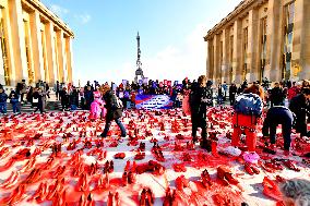 Rally Against Violence Against Women - Paris