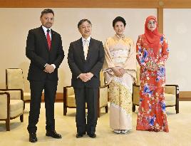 Brunei royal couple in Tokyo