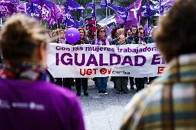 International Women's Day celebrations in Santander, Spain