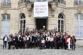 PM Attal Receives The Winners Of The 101 Women Entrepreneurs Competition - Paris