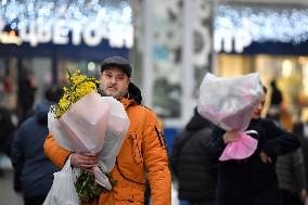 RUSSIA-MOSCOW-INT'L WOMEN'S DAY-FLOWER
