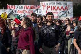 Protest in Athens, Greece