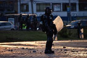 Clashes at Colombia's National University
