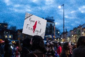 International Women's Day In Sofia, Bulgaria.