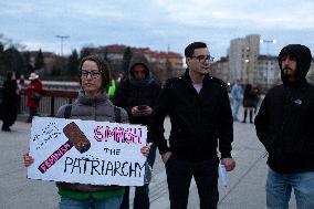 International Women's Day In Sofia, Bulgaria.