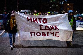 International Women's Day In Sofia, Bulgaria.