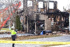 Brampton Homes Destroyed In Fire.