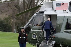 President Biden And Jill Biden Hold A White House Departure