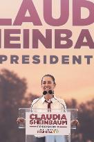 Claudia Scheinbaum On The Campaign Trail - Mexico