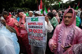 Pro-Palestinian Rally In Jakarta