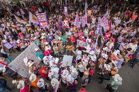 International Women's Day In Sao Paulo, Brazil