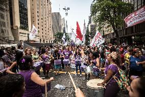 International Women's Day In Sao Paulo, Brazil