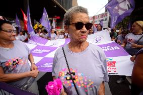 International Women's Day In Sao Paulo, Brazil