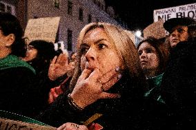 Pro-abortion Rally In Warsaw At Women's Day