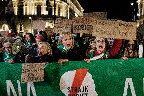 Pro-abortion Rally In Warsaw At Women's Day