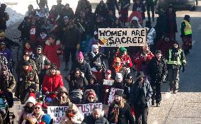 Missing Indigenous Women Protest - Winnipeg
