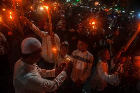 Torchlight Parade Welcoming Ramadan