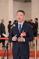 (TWO SESSIONS) CHINA-BEIJING-CPPCC-MEMBERS-INTERVIEW (CN)