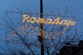 Street Ramadan Lights In Cologne