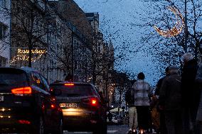 Street Ramadan Lights In Cologne