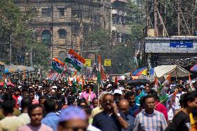Trinamool's Poll Rally In Kolkata
