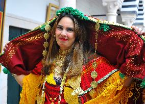 TUNISIA-TUNIS-TRADITIONAL DRESS DAY-CELEBRATION
