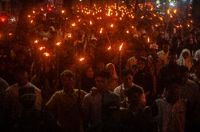 Torchlight Parade Welcoming Ramadan 1445-H In Indonesia