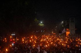 Torchlight Parade Welcoming Ramadan 1445-H In Indonesia