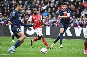 Ligue 1 match between, Paris Saint Germain " PSG and Stade de Reims.