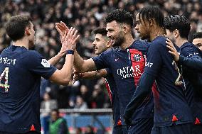 Ligue 1 match between, Paris Saint Germain " PSG and Stade de Reims.